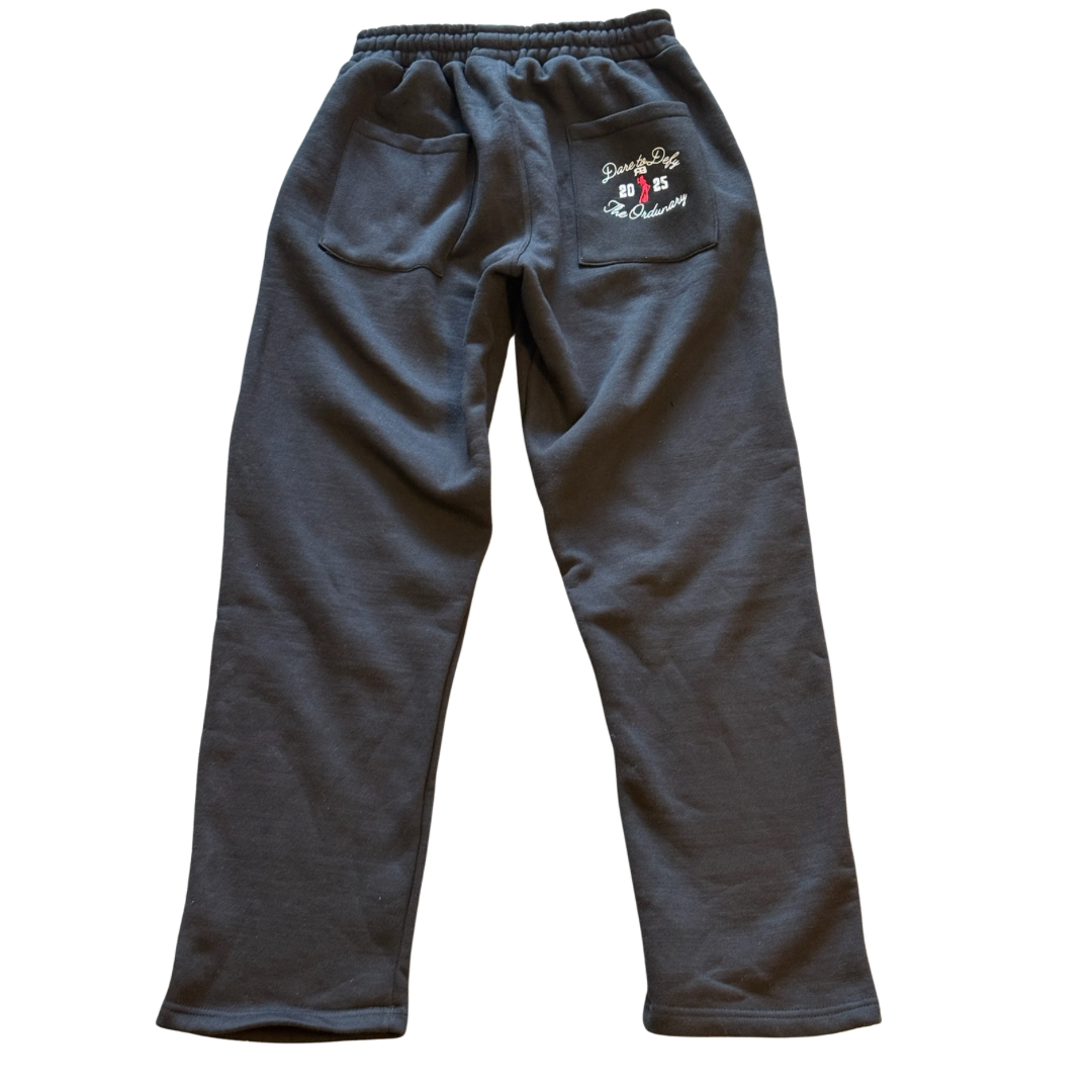 Blackberry Heat Straight-Leg Sweatpants