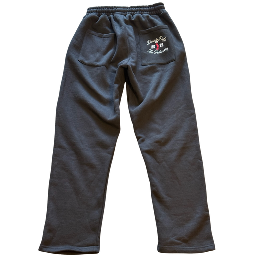 Blackberry Heat Straight-Leg Sweatpants