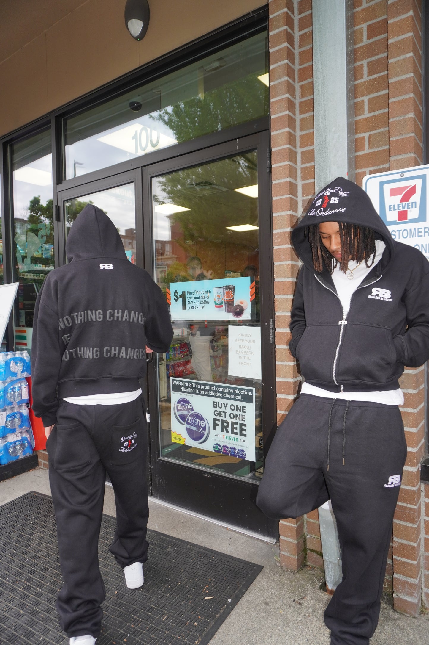 Blackberry Heat Straight-Leg Sweatpants