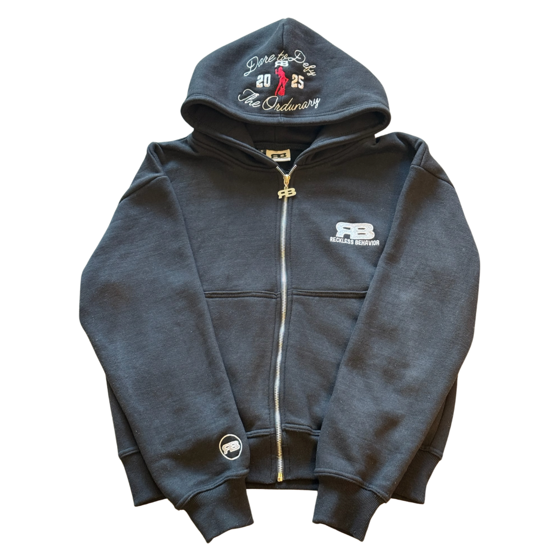 Blackberry Heat Zip-Up Hoodie