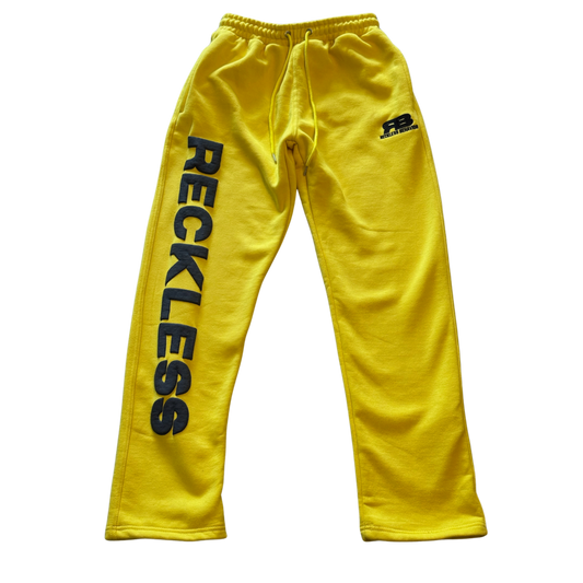 Lemon Drop Straight-Leg Sweatpants