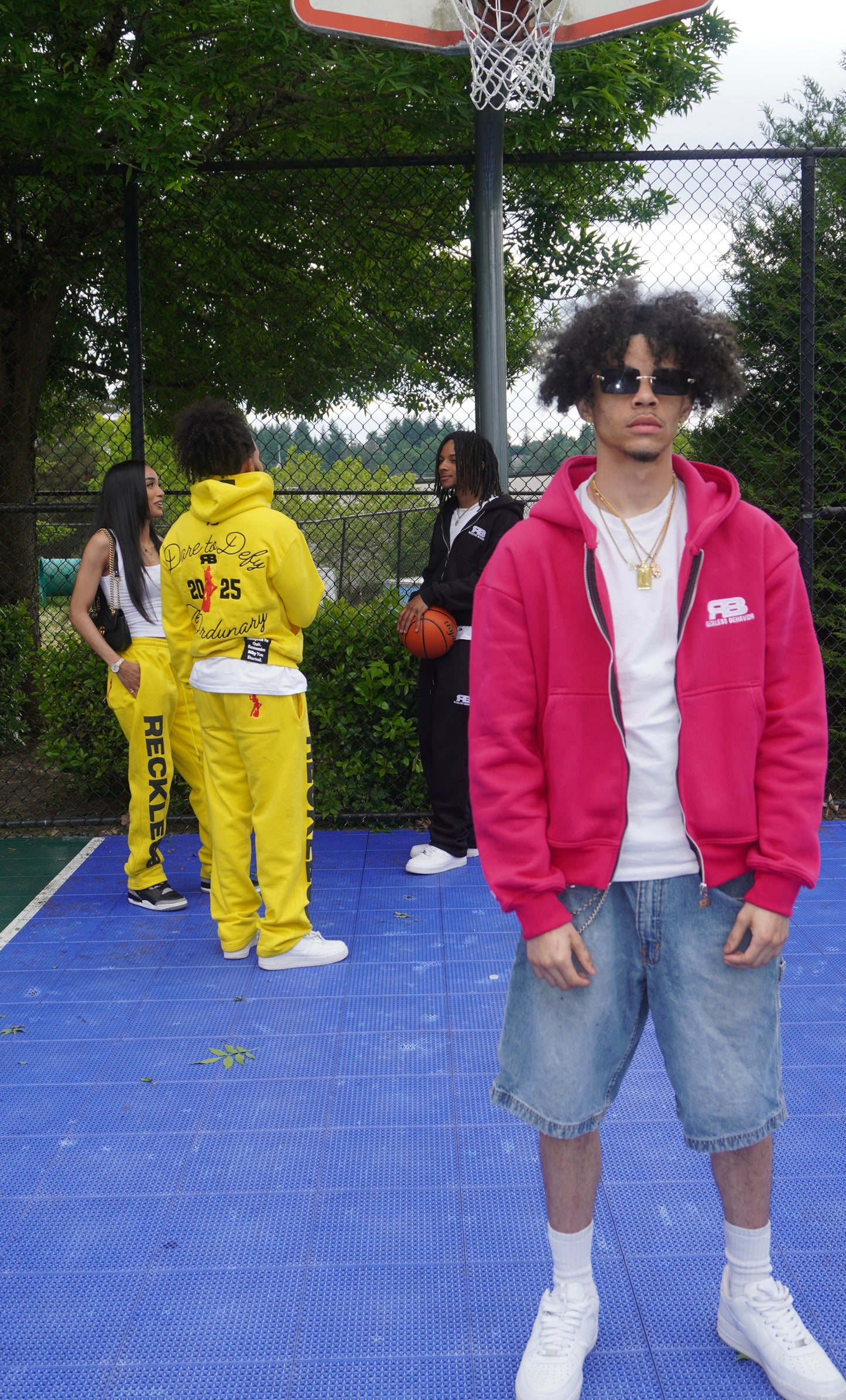 Strawberry Daiquiri Zip-Up Hoodie