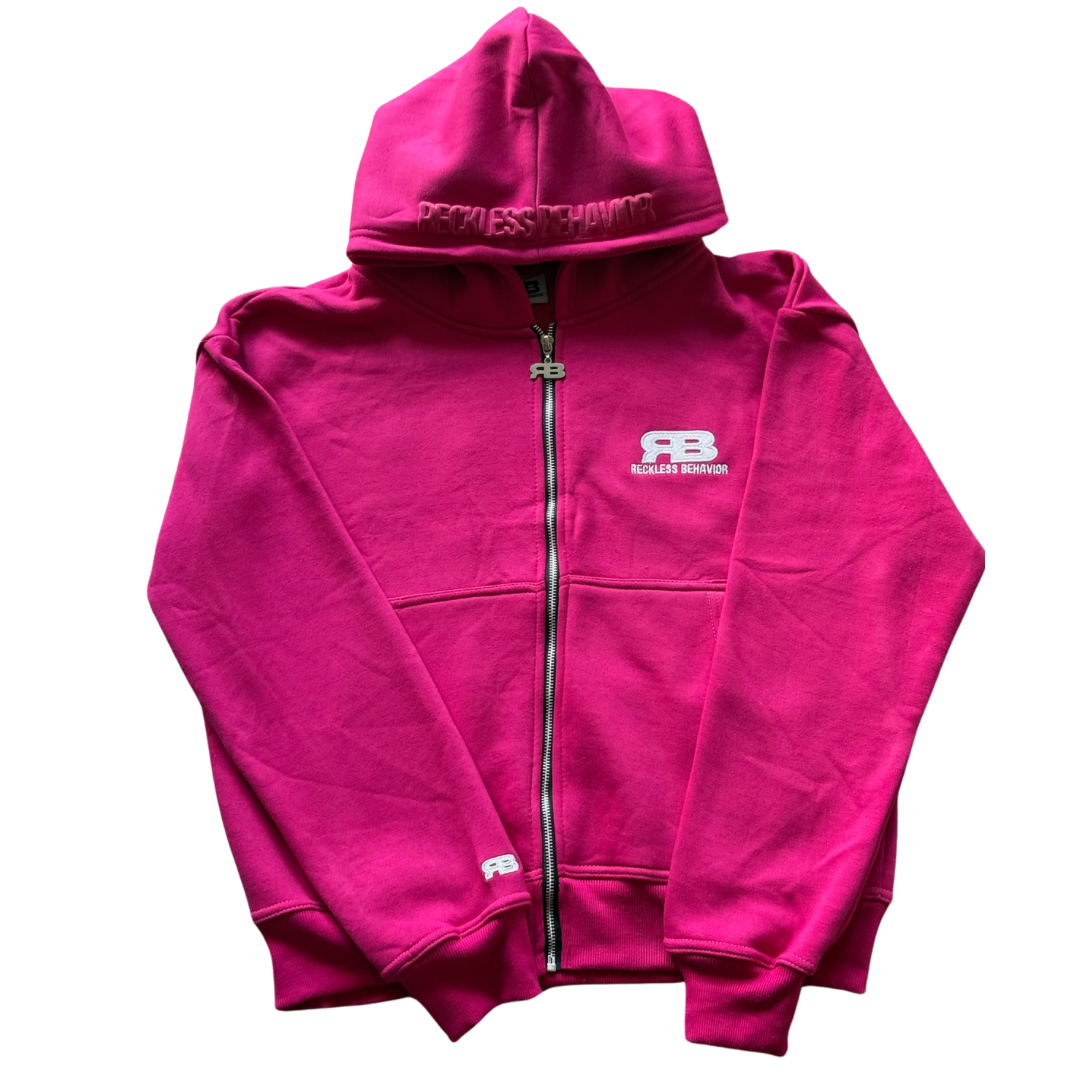 Strawberry Daiquiri Zip-Up Hoodie