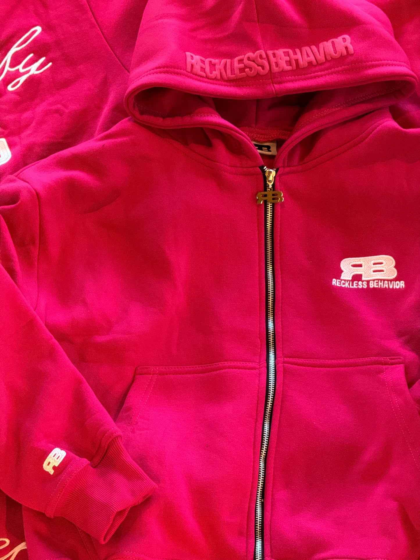 Strawberry Daiquiri Zip-Up Hoodie